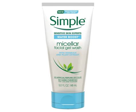 Simple Water Boost Micellar Gel Wash Best Drugstore Face