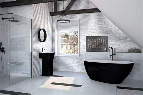Unsere raumsparbadewannen sind eine clevere alternative zu den herkömmlichen wannen. Freistehende Badewanne Wanne 160×70 schwarz/weiß ...