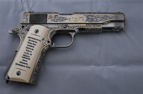 Engraved Colt Model 1911 By Mike Dubber