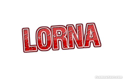 Lorna Logo Free Name Design Tool From Flaming Text
