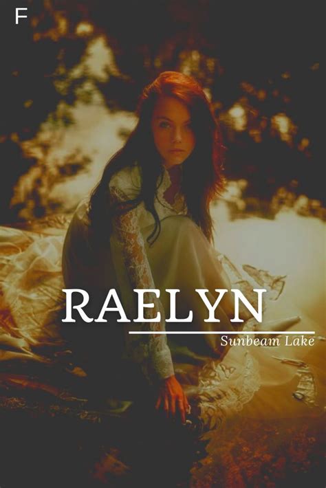 Raelyn Fantasy Character Names Female Character Names Best