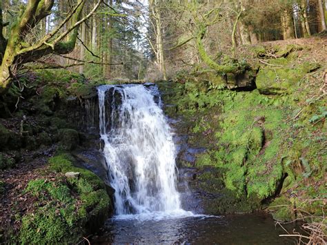 Photographs Of The Caerfanell Waterfalls Powys Wales Nant Bwrefwr