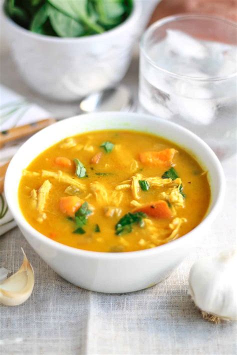 Originated in sapporo, hokkaido, a northernmost island of japan, soup curry is a light curry flavored soup served with tender chicken and colorful vegetables. Creamy Coconut Curry Chicken Vegetable Soup - Gluten Free