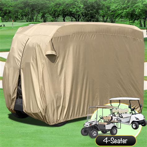 The classic accessories golf cart club canopy protects your clubs from rain and bad weather. Waterproof Superior Beige Golf Cart Cover Covers For Club ...