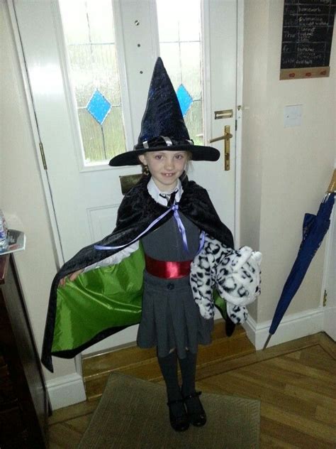 worst witch costume wand and tights world book day fancy dress outfit halloween kostüme