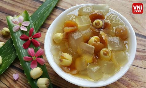 Lotus Seed Sweet Soup With Alove Vera Vnifood