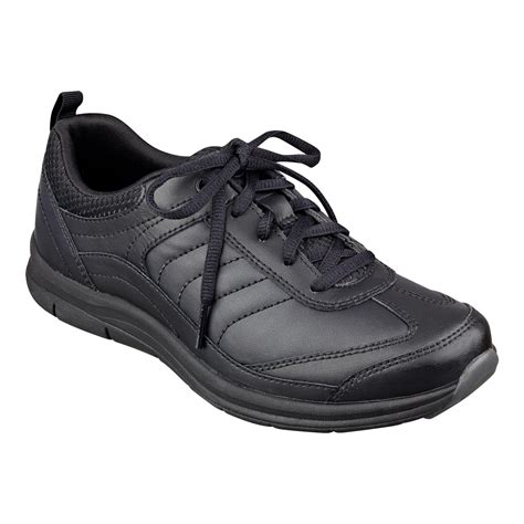 Easy Spirit Southcoast Leather Walking Shoes in Black - Lyst