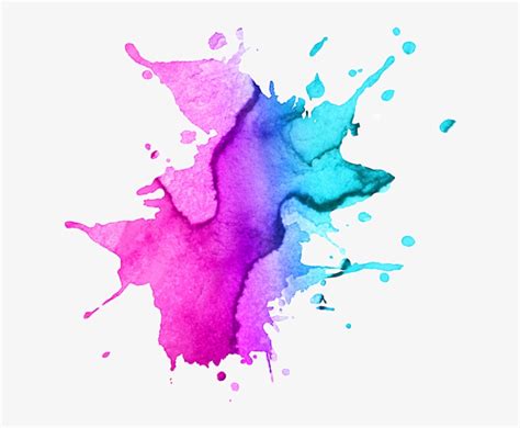 Watercolor Paint Splatter Png Image Royalty Free Stock Pink And