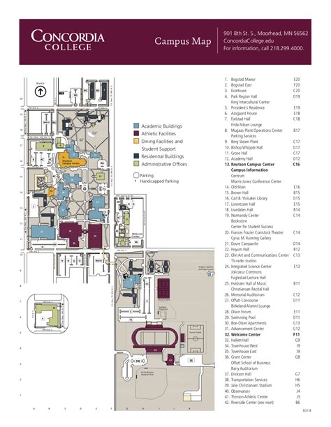 Concordia University Campus Map