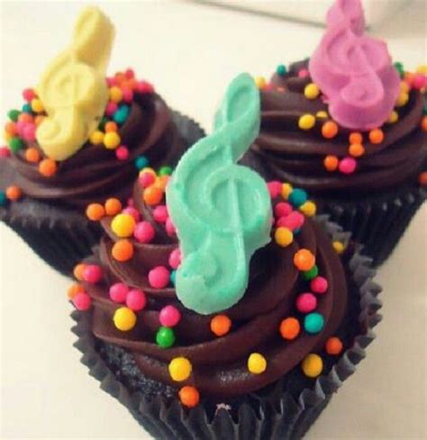 Music Note Cupcakes Music Note Cupcakes Cupcake Cookies Cupcakes