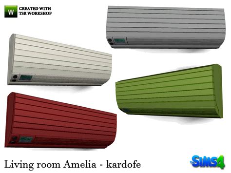 The Sims Resource Kardofeliving Room Ameliaair Conditioner