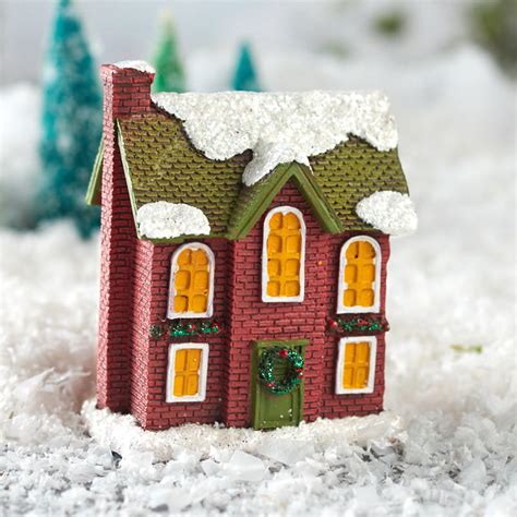 Miniature Christmas Village House Christmas Miniatures Christmas