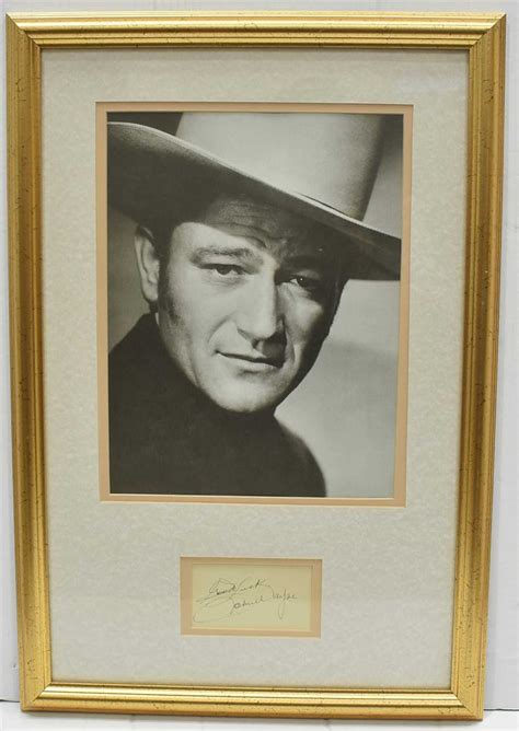 Lot 1032 John Wayne Autograph