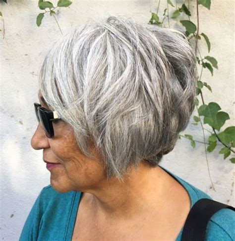 Grey bob hairstyles for older women. 65 Gorgeous Gray Hair Styles in 2020 | Short silver hair ...