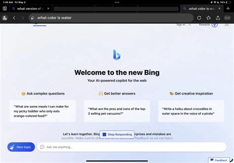 Come Accedere A Bing Gpt Chatbot Da Microsoft Edge Su Iphone E Ipad