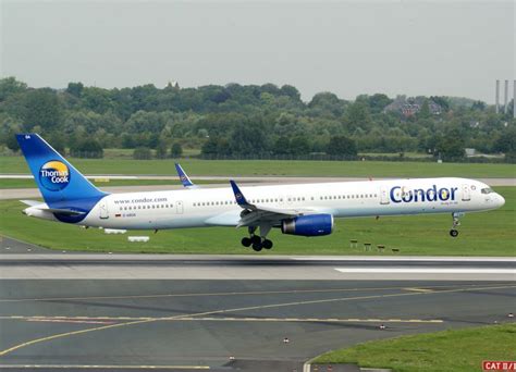 The boeing 757 is known for its range and performance. Condor, D-ABOA (Peanuts-St.), Boeing 757-300 wl, 28.07 ...
