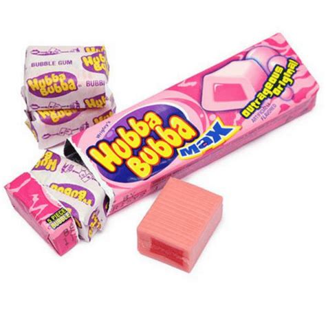 hubba bubba max outrageous original bubble gum 5 piece pack all city candy