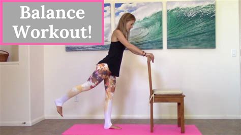 Balance Exercises 10 Minute Home Workout To Improve Balance Youtube