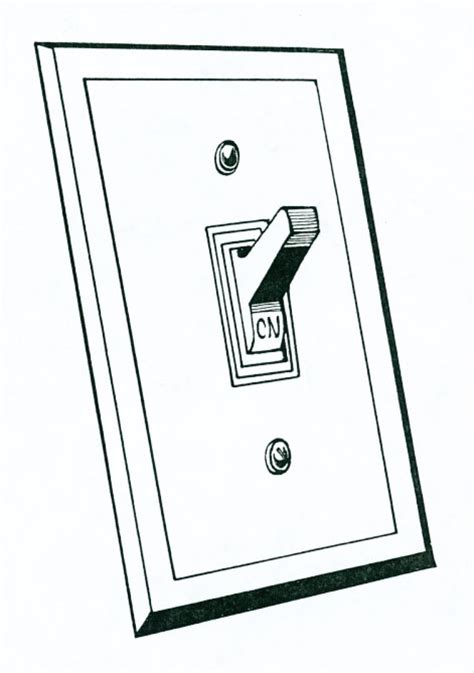 light switch clipart   cliparts  images  clipground