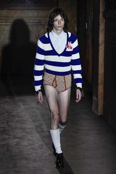 Mens Tighty Whities Underwear At Gucci Spring 2019 Vogue