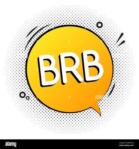 Brb Illustration Stock Vector Images Alamy