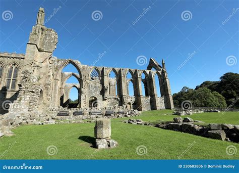 20 September 2021 View Of The Ruins Of Bolton Priory North Yorkshire