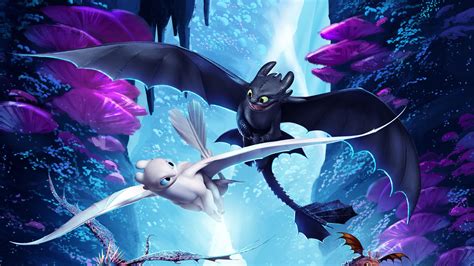 3440x1440 How To Train Your Dragon The Hidden World Night Fury And