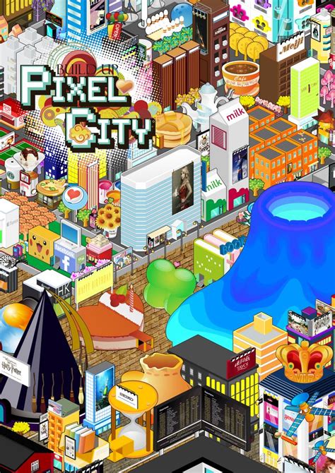 Pixel City Art Pixel City City Art Art Works