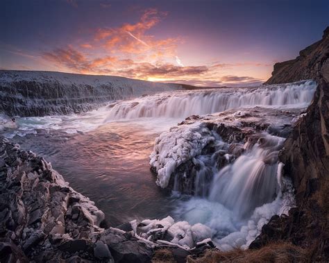 Gullfoss Waterfall Iceland Author Daniel Korzhanov