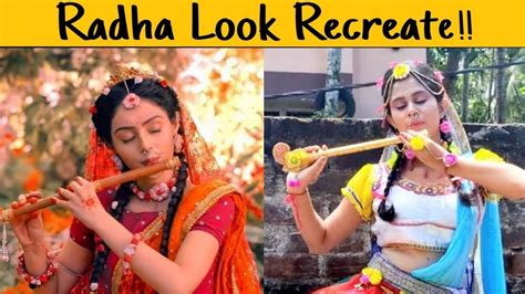 Radha Look Recreate By Infinity Ananya Makeup And Hair Tutorial Mallika Singh Inspired
