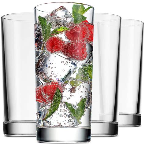 Buy Godinger Highball Drinking Glasses Italian Made Tall Glass Cups Water Glasses Cocktail