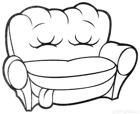 Big Comfy Couch Coloring Page