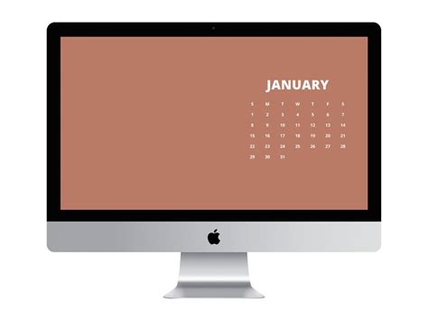 2023 Desktop Wallpaper Monthly Calendars Palette 10 Bundle Etsy