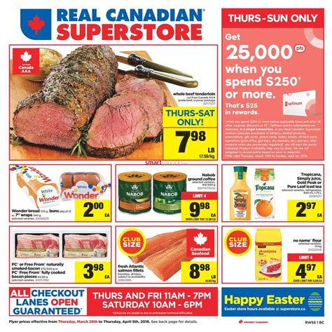 Real Canadian Superstore West Flyer March 29 To April 5