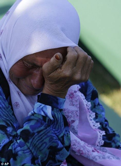 Relatives of victims of the srebrenica genocide weep as they hear news on the decision of the un appeals judges on former bosnian serb leader radovan karadzic in potocari, bosnia and. Srebrenica massacre victims buried 21 years on from the ...