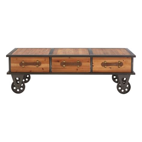 An industrial coffee table can help create a modern, yet warm living space as it adds more function and storage to a living room or family room. Industrial Style Coffee Table|Worfield