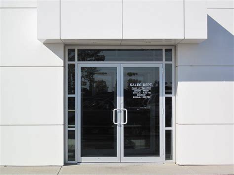Not only are they easy to install, but their durable construction is resistant to rough weather, dents and scratches, ensuring a door that lasts through many comings and goings. 12 Ideas Of Business Glass Front Door - Interior Design ...