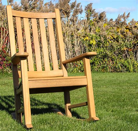 One rocker requires six 1 x 6s of your choice of material. Teak Rocking Chair | Harlow & MacGregor