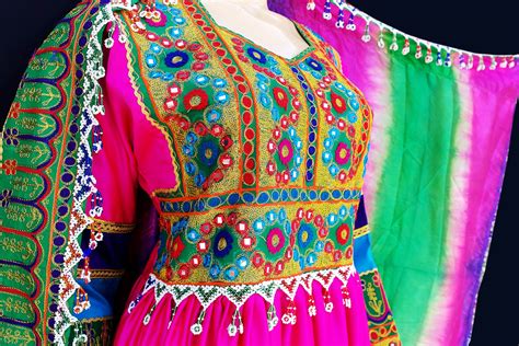 Pashtun Bridal Clothes Afghan Traditional Dress Muslim Wedding Frock