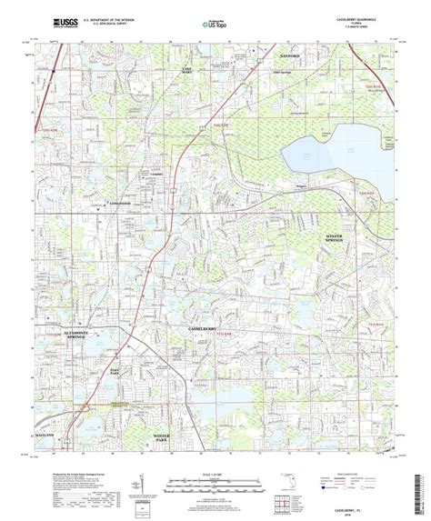 Mytopo Casselberry Florida Usgs Quad Topo Map Casselberry Florida Map Printable Maps