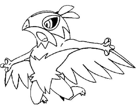 Pokemon Kleurplaten Hawlucha