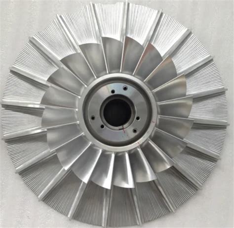7075 Aluminum Machining Turbine Impeller For Locomotive Turbocharger