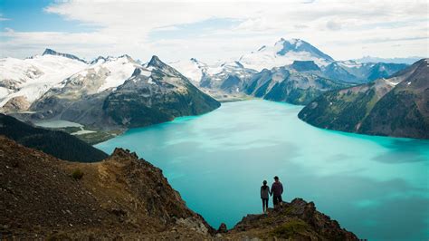 Stunning Hike View Of Lake In Garibaldi Provincial Park British