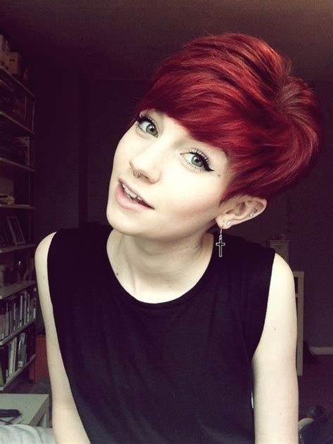 Girl With Short Red Hair Telegraph