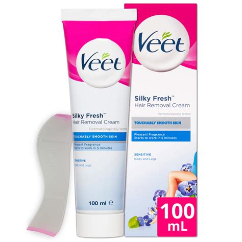Veet Hair Removal Cream Sensitive Skin With Aloe Vera Vitamin E 100ml