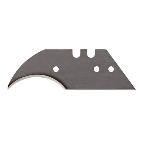 Roberts Hawk Concave Blade For Utility Knives 5 Pack 10 404 The