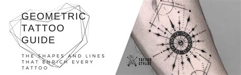 Geometric Tattoo Where Shapes Lines And Points Meet Ink Tattoo Stylist