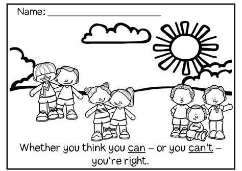 Discover free coloring pages for kids to print & color. Growth Mindset Colouring Pages for the Early Years (K-2 or ...