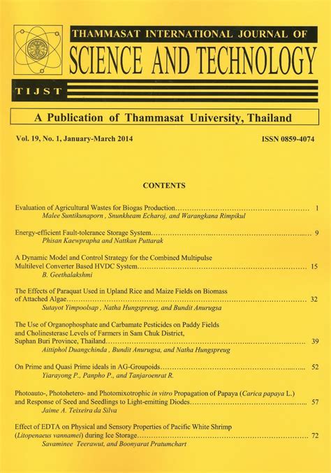 Energy Efficient Fault Tolerance Storage System Science And Technology Asia