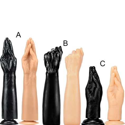 Super Huge Simulation Fist Dildo Hand Touch G Spot Anal Plug Vaginal Masturbation Tpe Suction